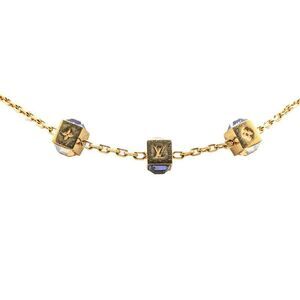 Pre Loved louis vuitton Women metallic | gold Necklaces
